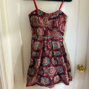 Colorful Spaghetti Strap Dress